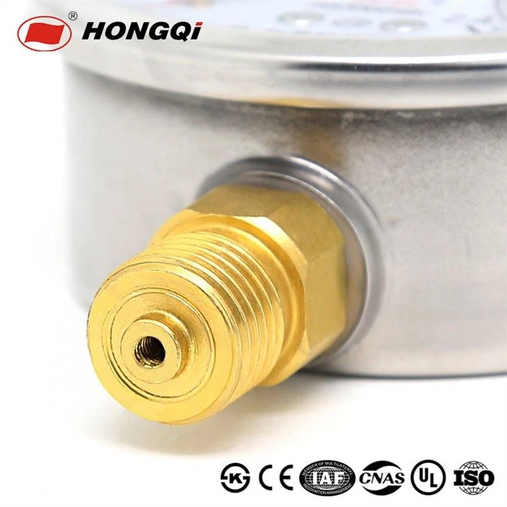60mm(2.5inch) Lower/back Mount Glycerine oil filled Pressure Gauge 1/4'' NPT,G1/4'',ZG1/4'' ±2.5% Accuracy