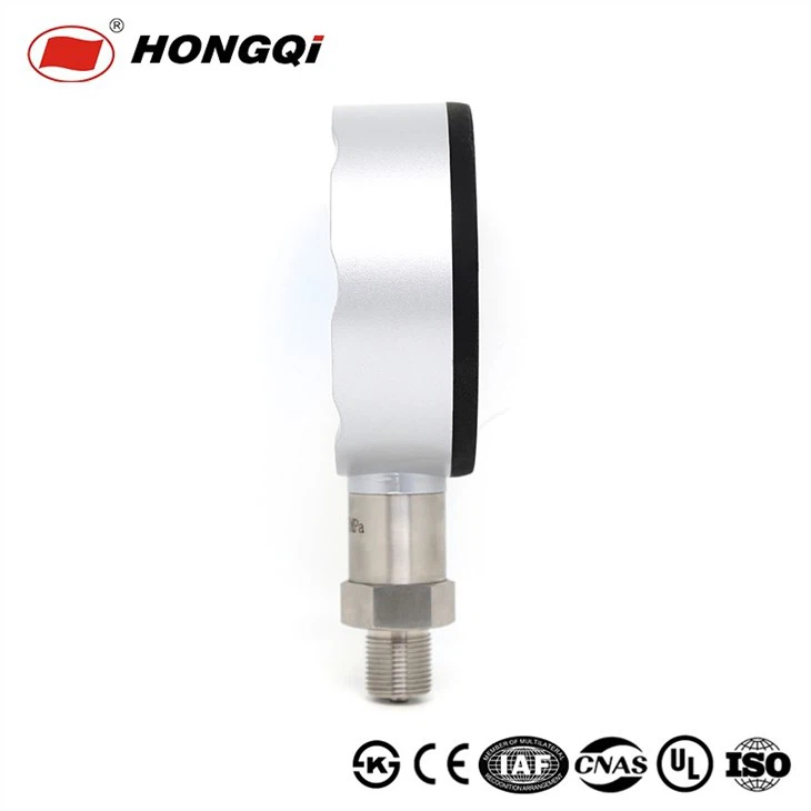 Intelligent Digital Pressure Gauge With LCD 5 Digit Display Direct Mounting
