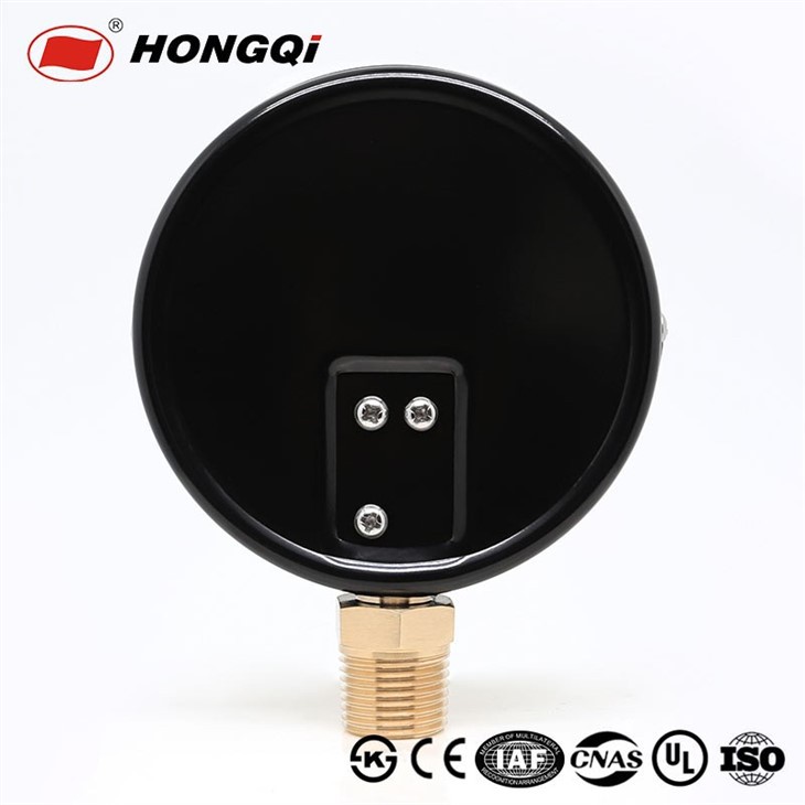 Dual scale black pressure gauge + China