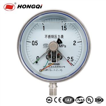 Stainless Steel Ygk-150 6" Photo Electricity Contacts Pressure Gauge